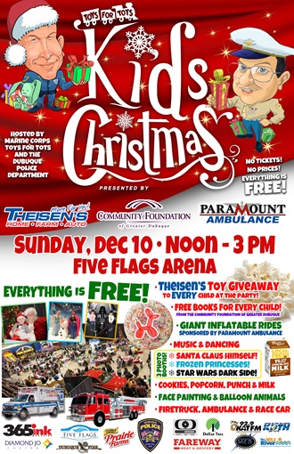 Toys For Tots Kids Christmas Party